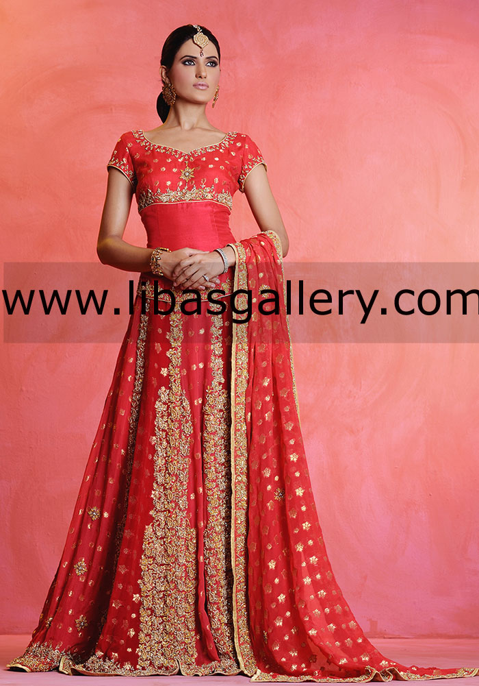 Rust Red Esmee Bridal Wear