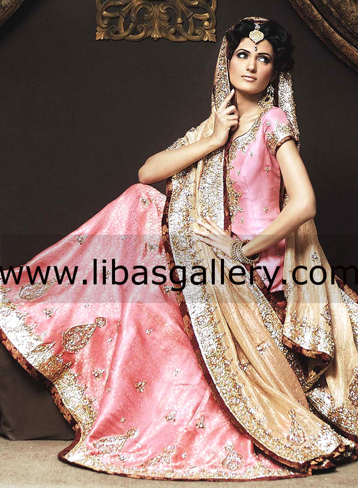 Blush Pink Angora Bridal Wear