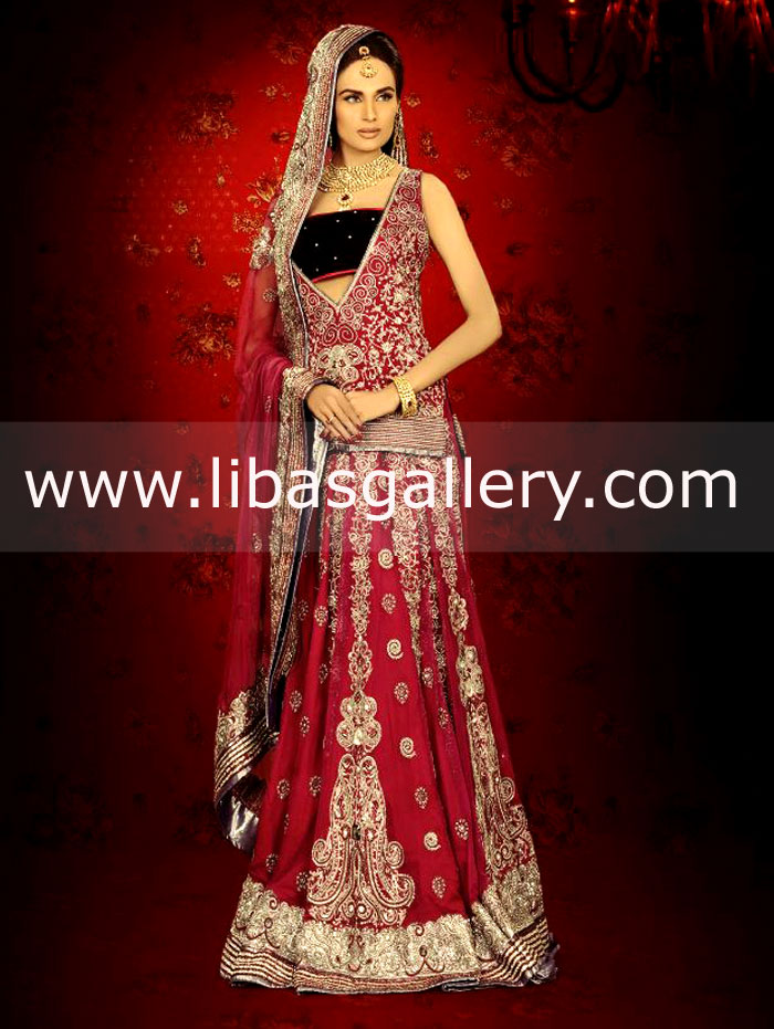 Burgundy Cheville Bridal Wear
