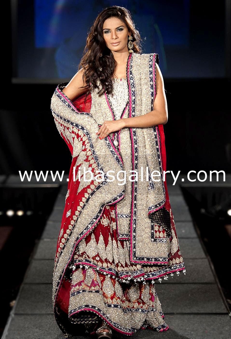 Brick Red Ornella Bridal Wear