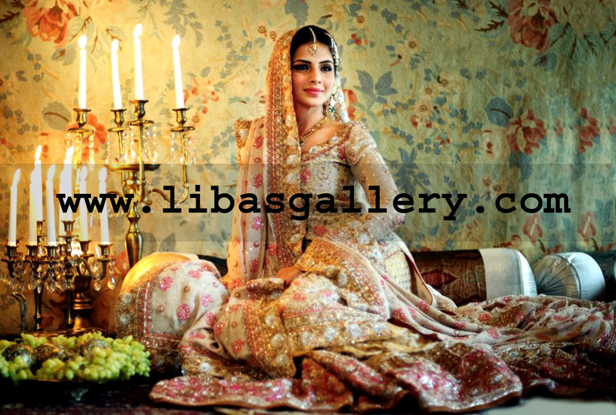 Beige Phyla Bridal wear