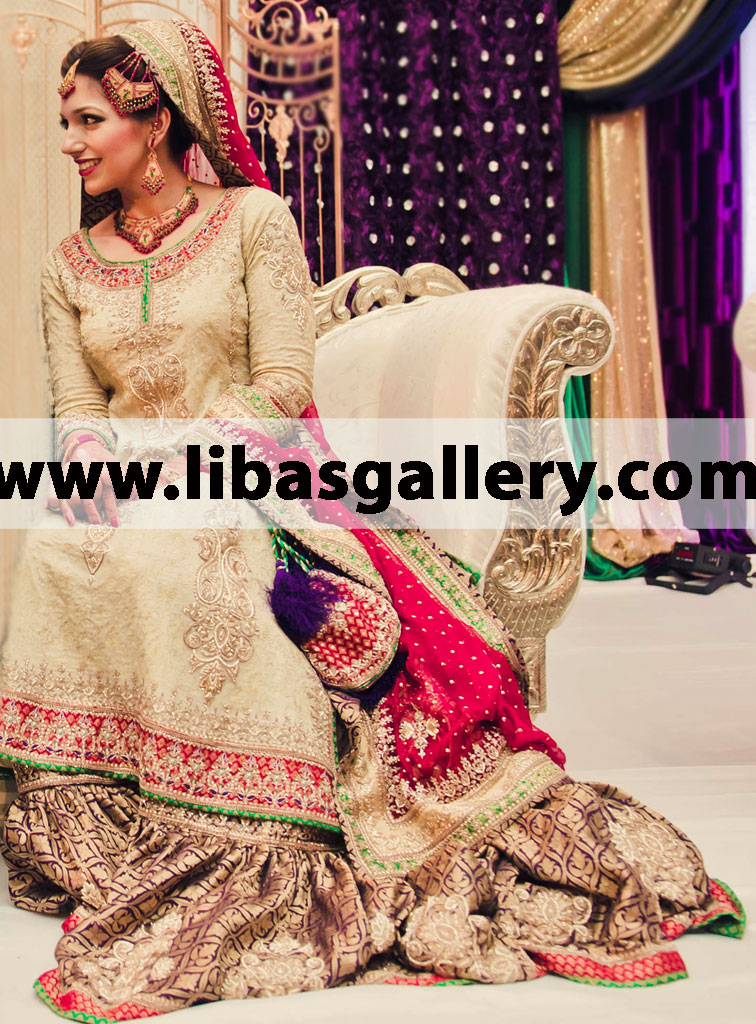 Cream Casio Bridal Wear