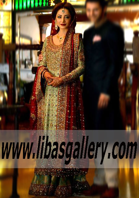 Bridal Wear By Designer Dr Haroon BRIDAL SHARARA 2014-2015