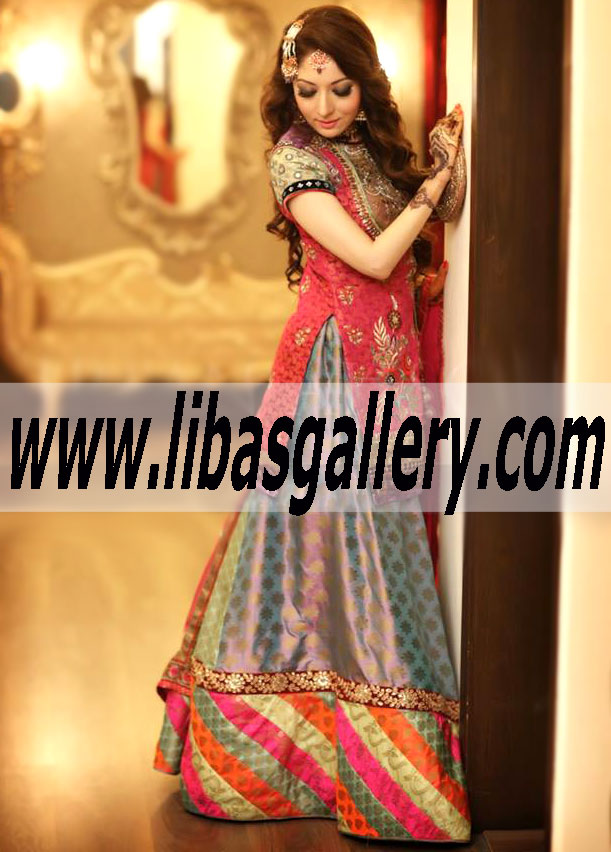 Bunto Kazmi Luxurious Bridal Dresses,wedding dresses,bridesmaid dresses, bridal Sharara,fashion,bride, bridal shops,wedding Lehenga,wedding Gharara,Fershi designer