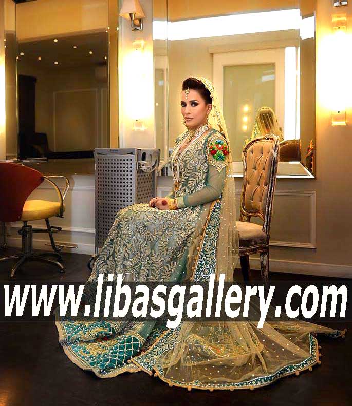 MAGNIFICENT Bridal Wear Heavy Embellished Anarkali
