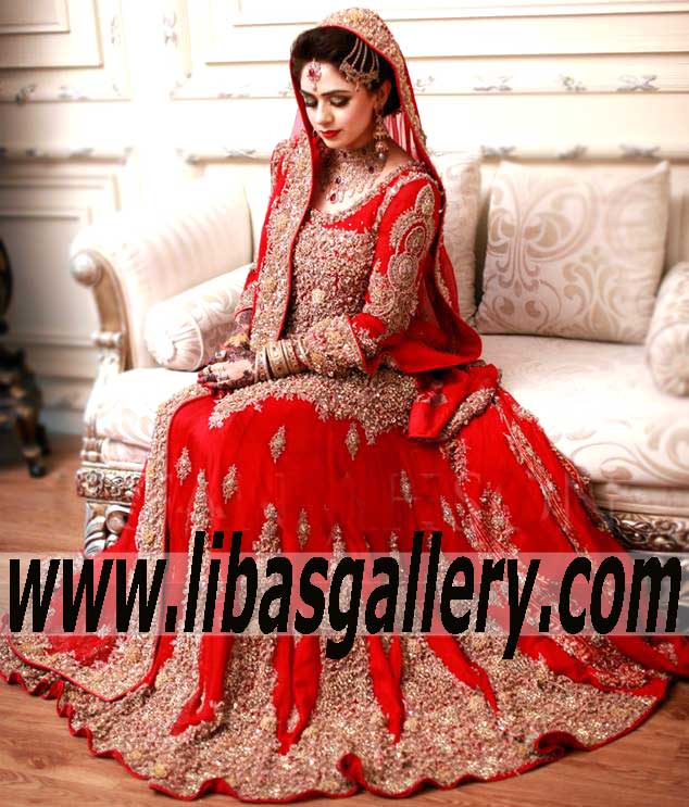 Sensational Bridal Wear Anarkali for Wedding Event