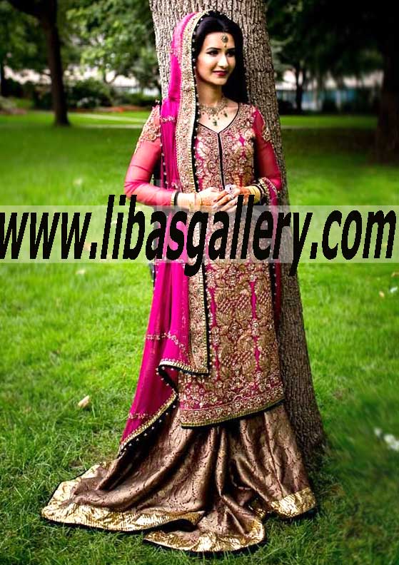 Classic Bridal Wear With Floor Length Lehenga