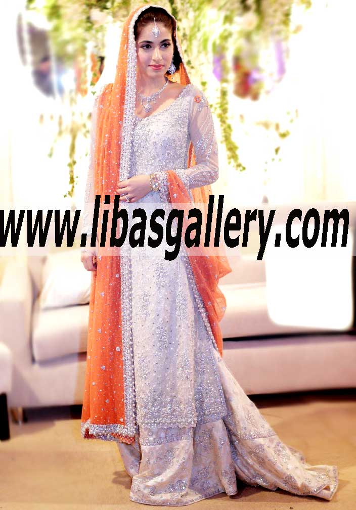 Splendorous Designer Bunto Kazmi Formal Dress for Wedding and Special Occasions
