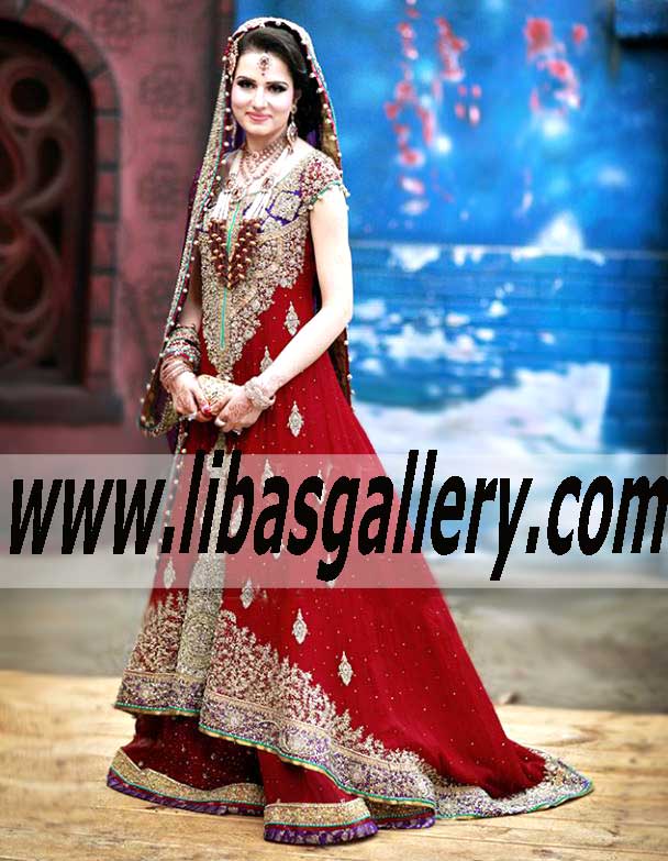 Dazzling South Asian Beautiful Bridal Sharara