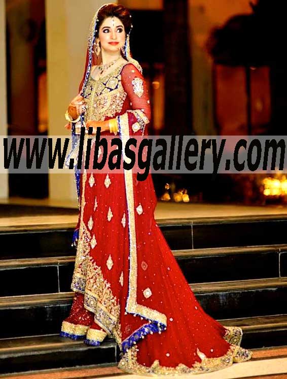Marvelous Modern Style Wedding Sharara Dress