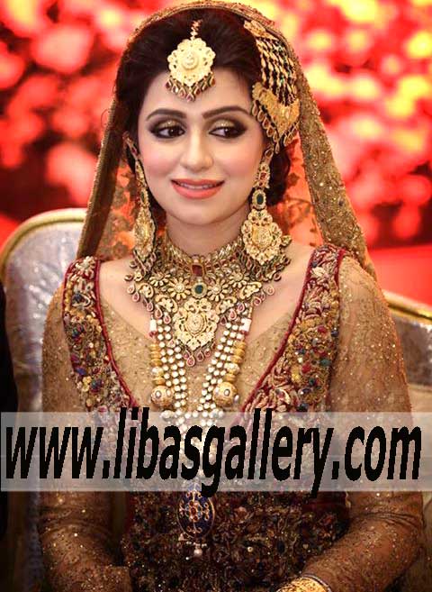 Outstanding Designer Gown with Majestic Embroidery