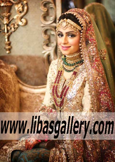 Extremely Stylish Designer Bridal Wedding Sharara for Big Day