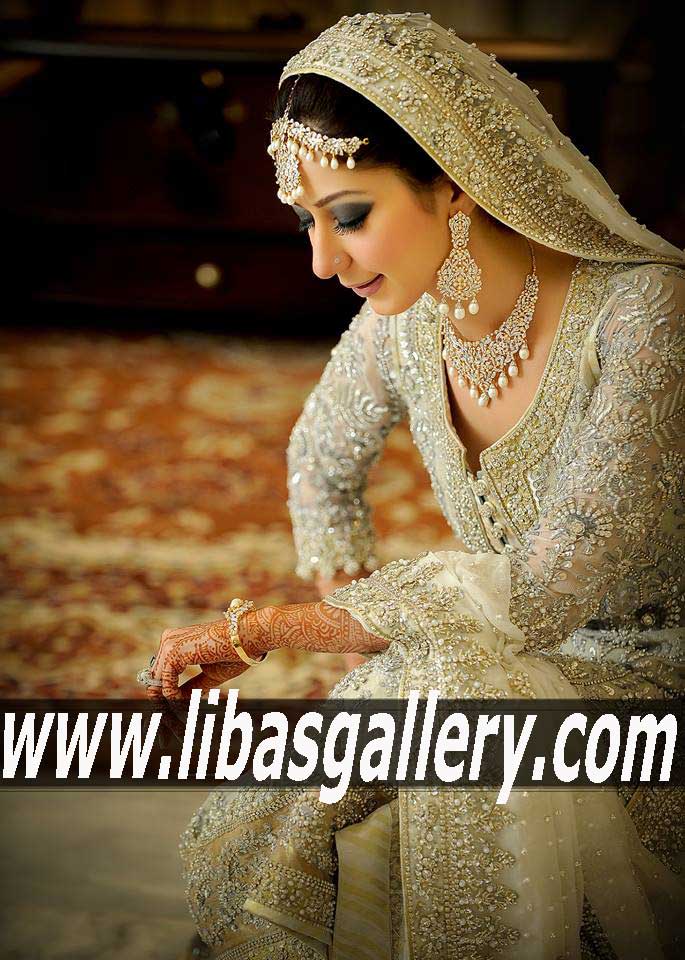 MIRACULOUS BRIDAL LEHENGA Dress for Reception and Valima