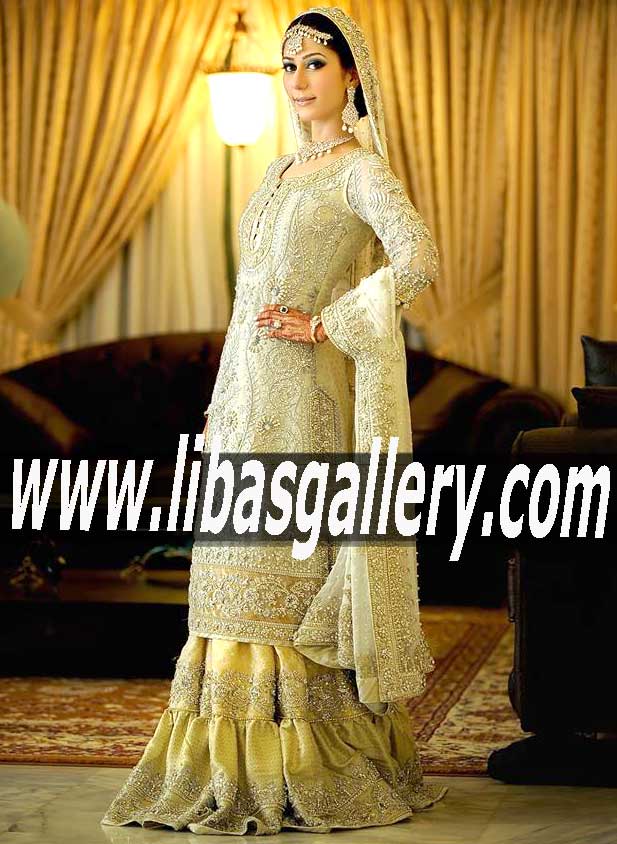 MIRACULOUS BRIDAL LEHENGA Dress for Reception and Valima