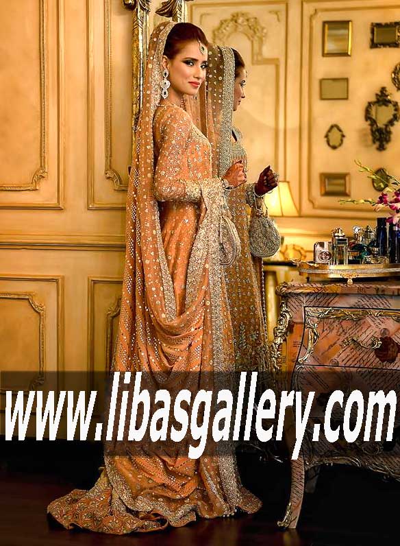 LUXURIOUS WEDDING LEHENGA Dress for Reception and Valima