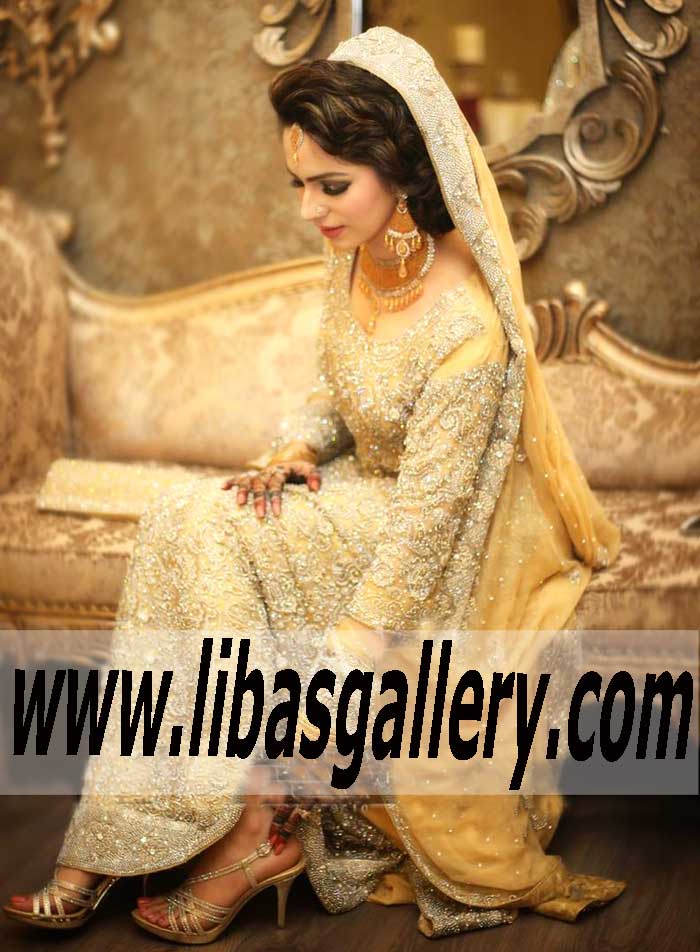 ENAMOURING Bridal Dress with Beatiful Embellishments