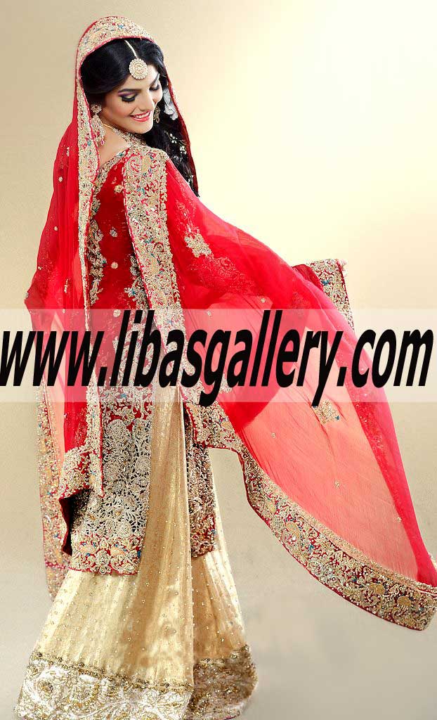 Gorgeous Sharara Bridal Wear for Wedding and Special Occasion