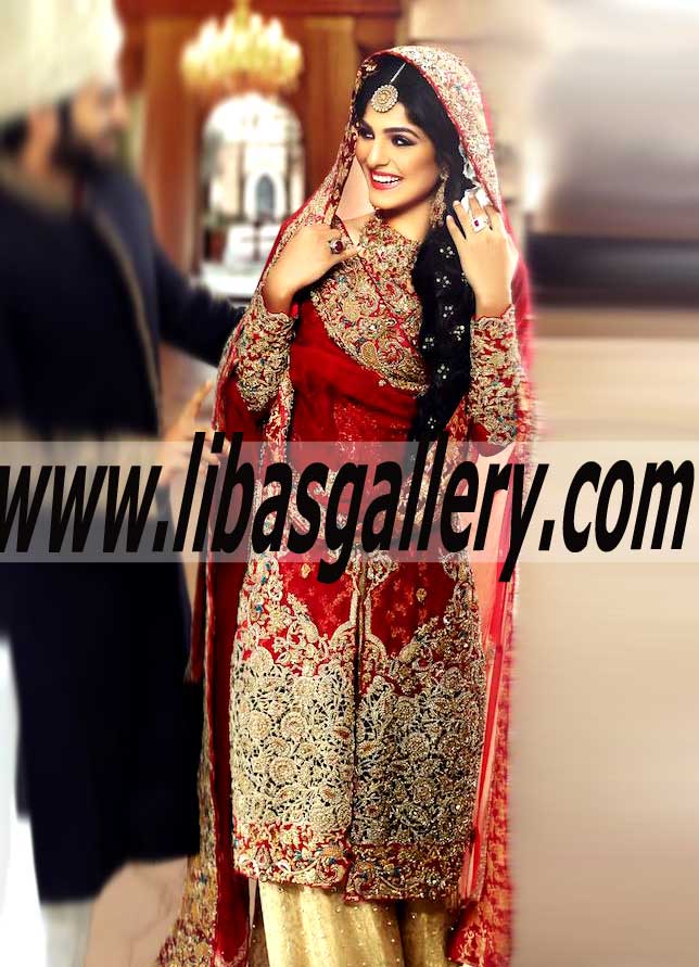 Gorgeous Sharara Bridal Wear for Wedding and Special Occasion