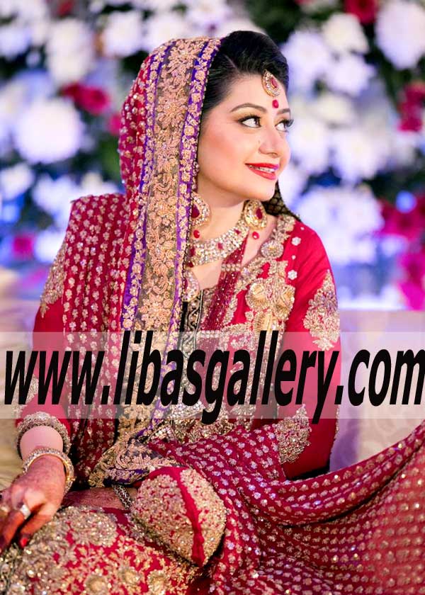 Enthralling RED Bridal Dress for Wedding and Major Events