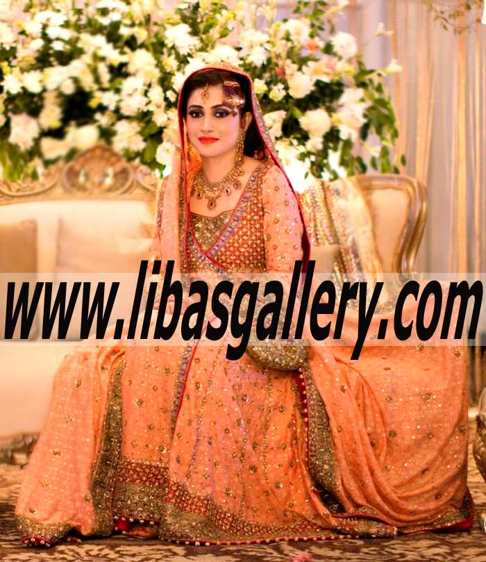 Graceful Angrakha Style Dress for Engagement and Formal Events