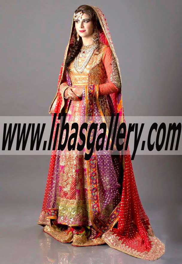 Luxurious Bridal Wear with Beautiful Embellishments