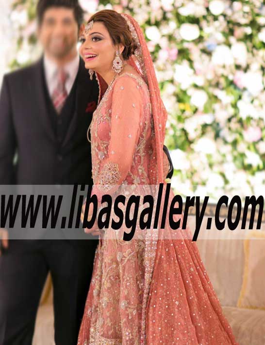 Marvelous Pakistani Bridal Lehenga for Reception and Walima