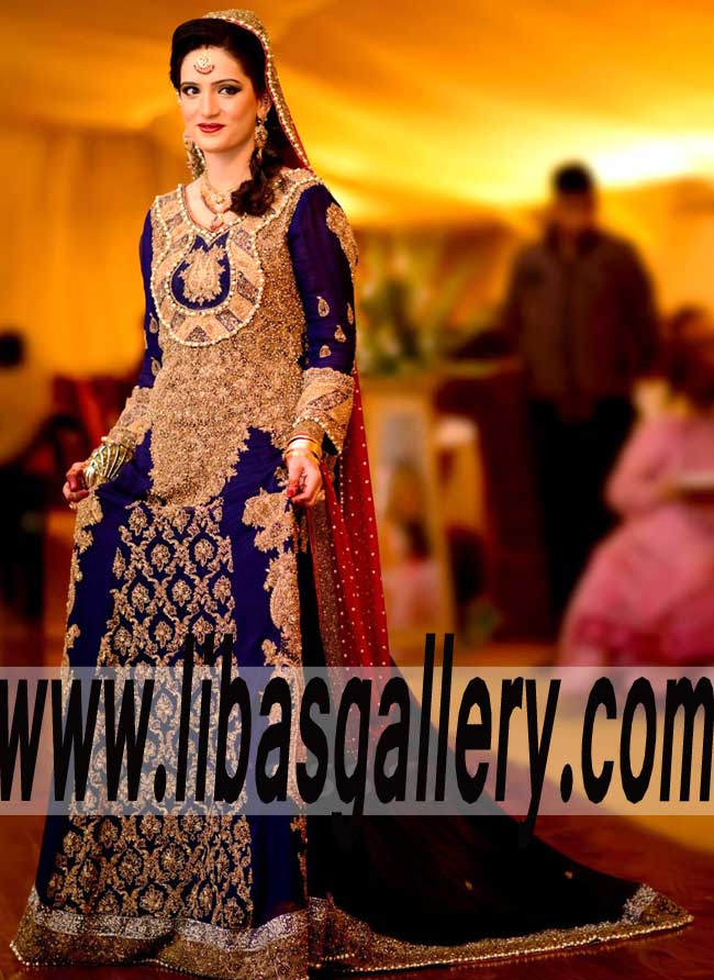 Glamorous Chapel Train Bridal Dress for Wedding Ceremony and Reception