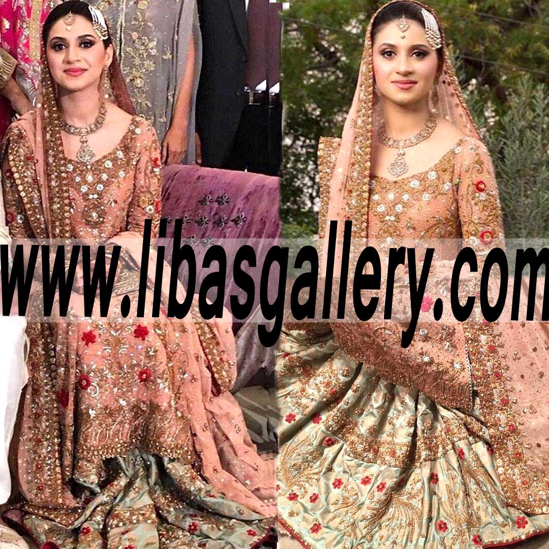 Bunto Kazmi Bridal Dresses Farshi Lehenga Bridal Dresses 2022 London, Manchester, Birmingham