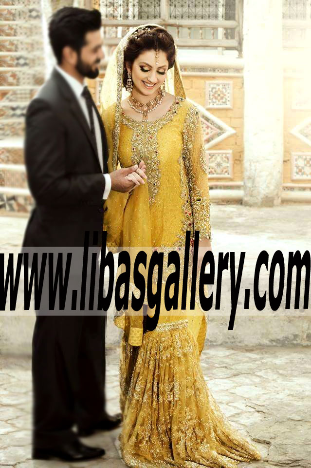 Pakistani Designer Wedding Gharara Jeddah Saudia Arabia Riyadh Wedding Gharara Pakistan Gharara for Special Occasions