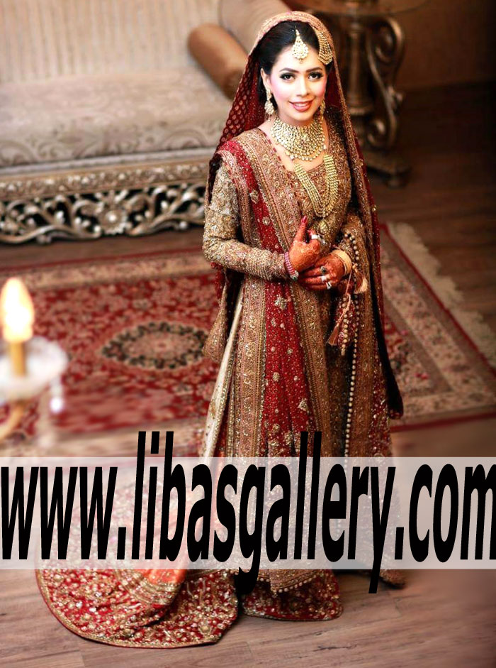 Stunning Designer Dr Haroon Wedding Lehenga Dress for Wedding and Special Occasions