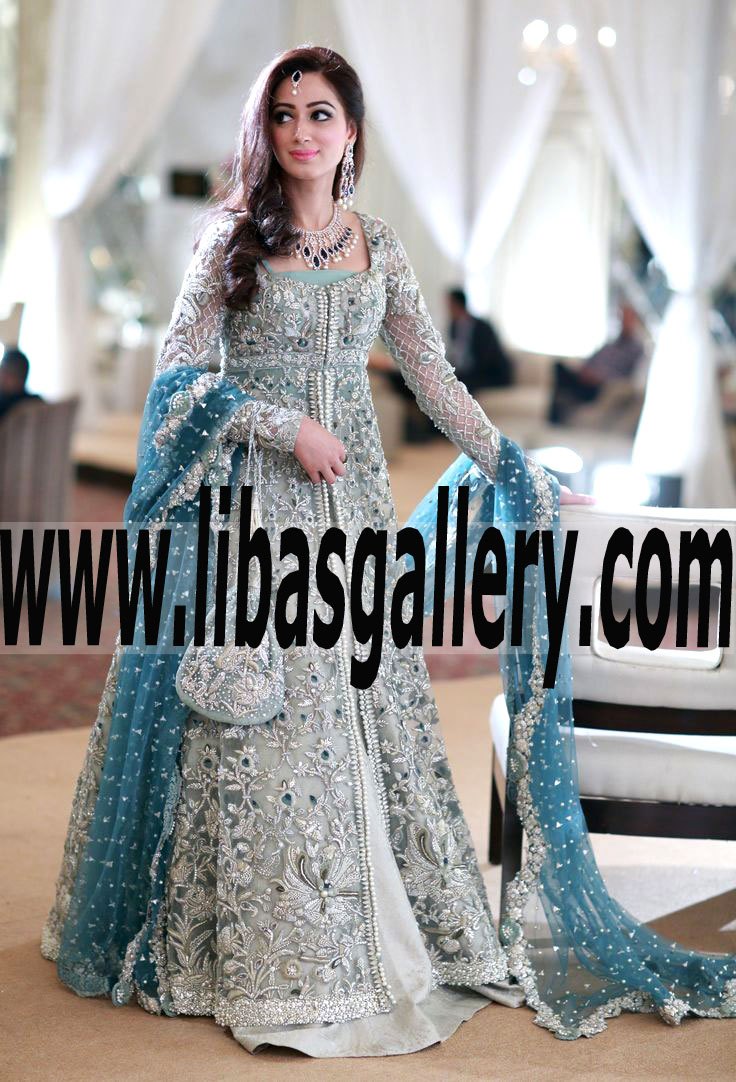 Luxurious Pakistani Wedding Gown Dresses Elan New York City USA extensive range of Latest Bridal Walima Dresses Online
