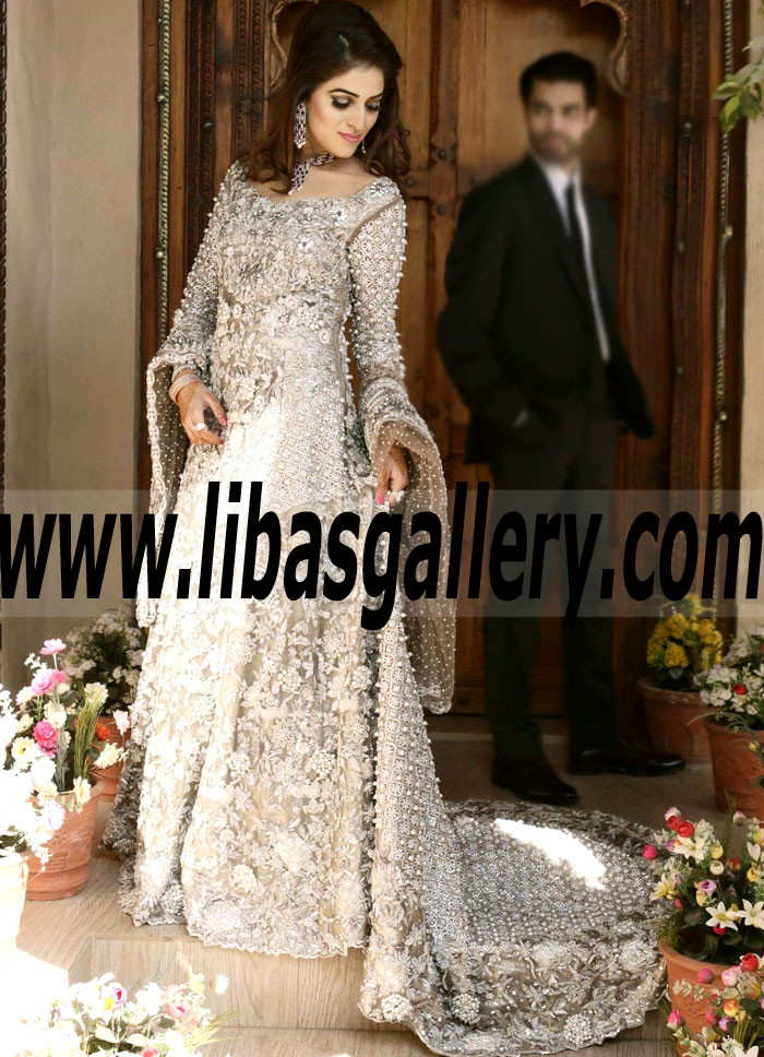 Ravishing Shadow Pakistani Bridal Gown