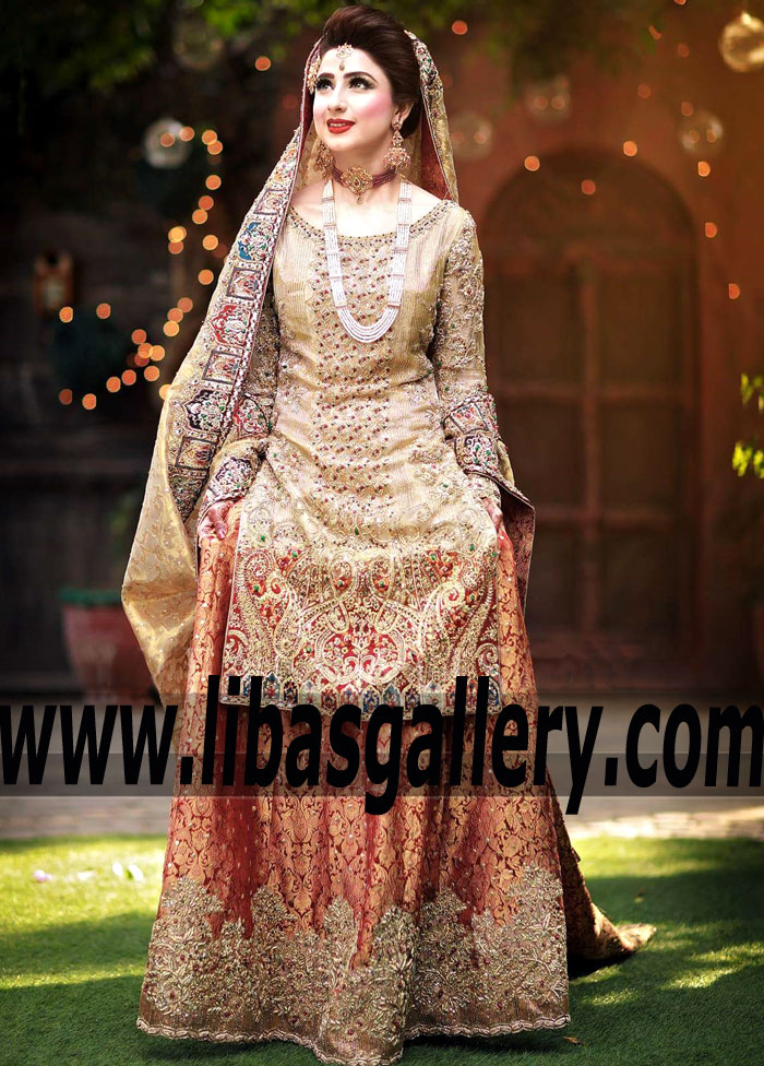 Classy and Attractive Bridal Lehenga Dress