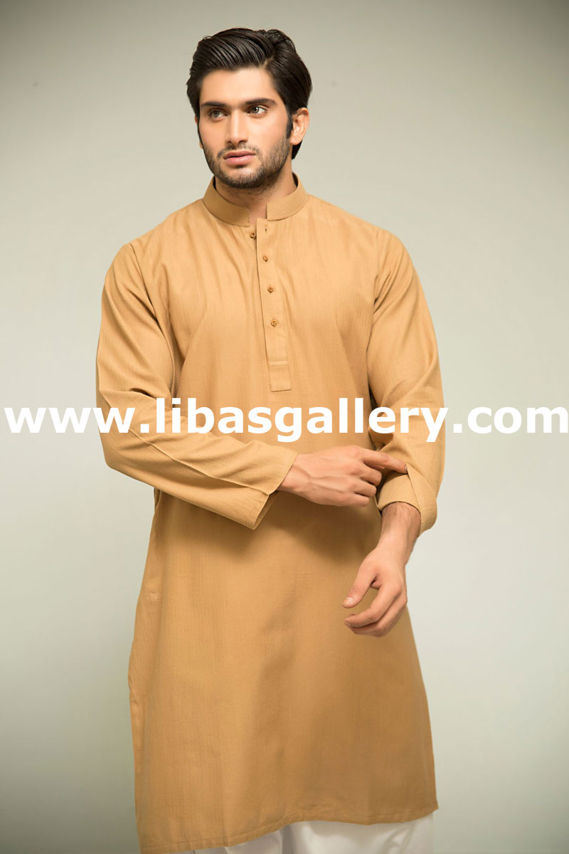khaki and gold color mens kurta with white shalwar best for jumma prayer and simple dawat uk usa canada khaki and gold color mens kurta with white shalwar best for jumma prayer and simple dawat uk usa canada