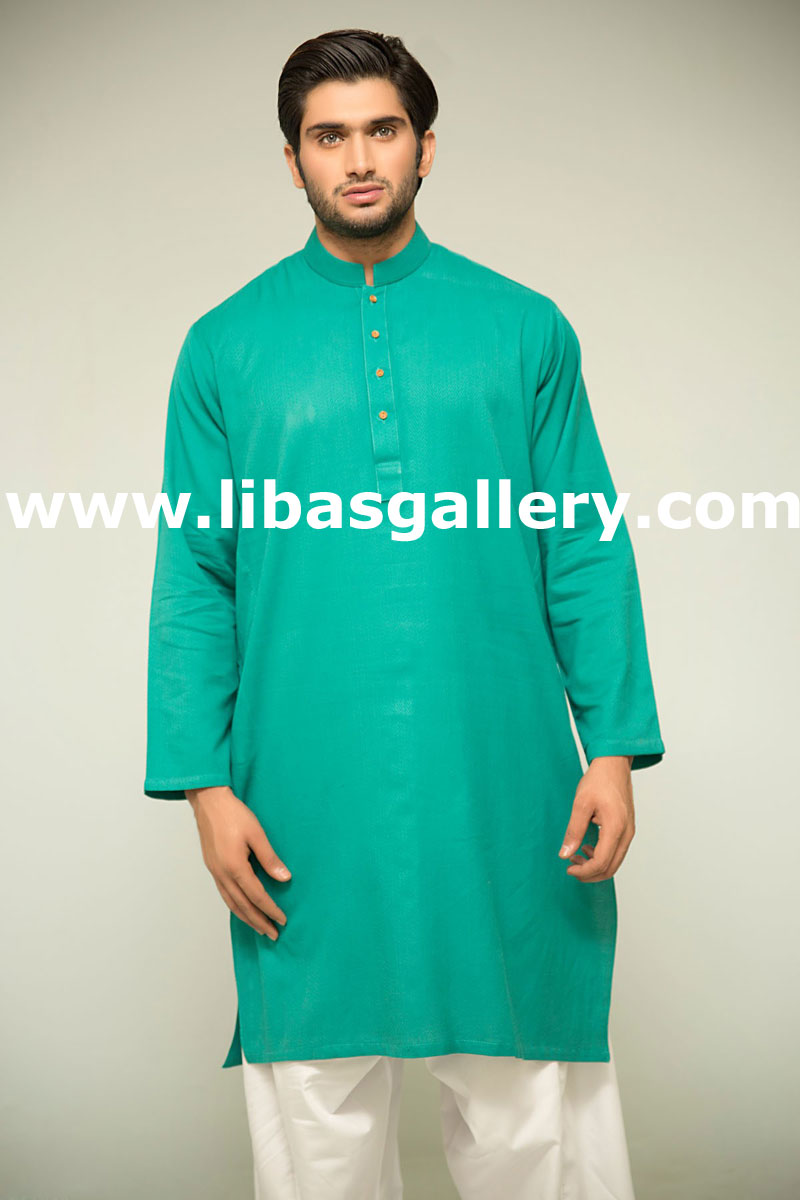 mens kurta shalwar suit new colors wash and wear