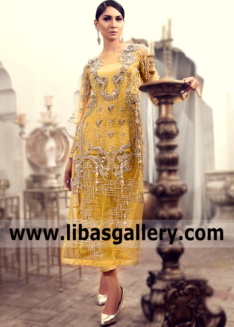 Asifa Nabeel Mayun Dresses, Bridal Mehndi Dresses, Exclusive Designer Mehndi Dresses, New Jersey, new Jersey USA