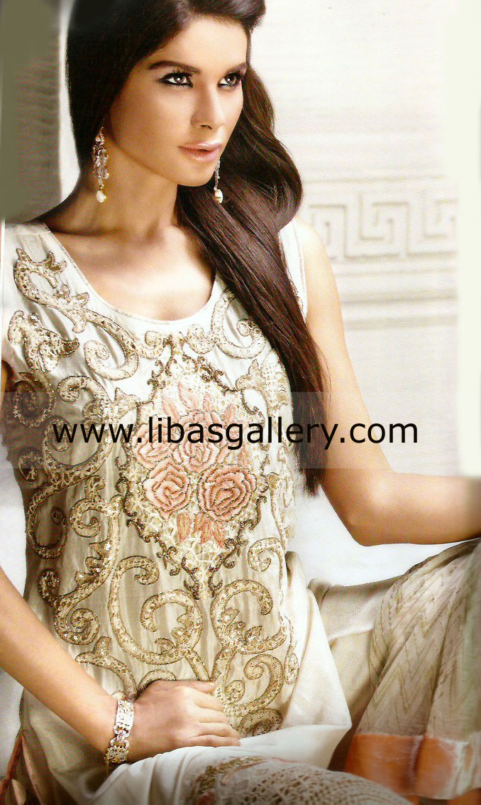 Off White Bisutti Party Wear Collection