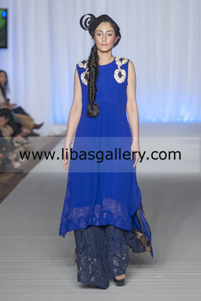 Blue Pigment Malawi Party Wear Dresses 