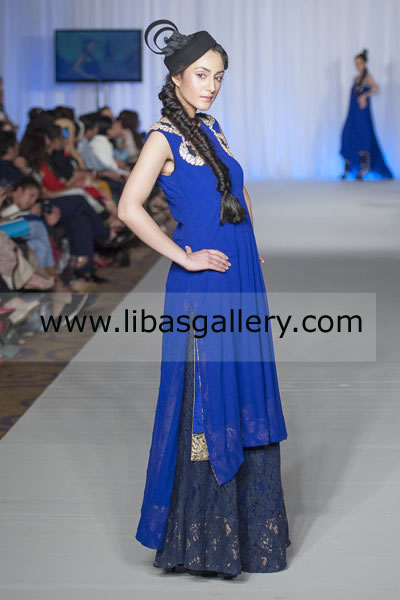 Blue Pigment Malawi Party Wear Dresses 