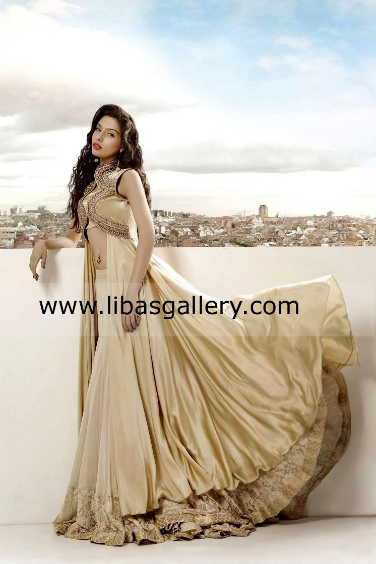 Beige Didieri Party Wear 