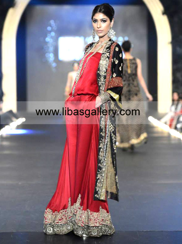 Red Abellete Party Wear Dress 