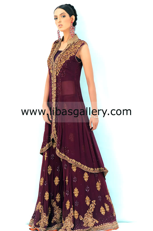Old Mauve Malawi Party Dress
