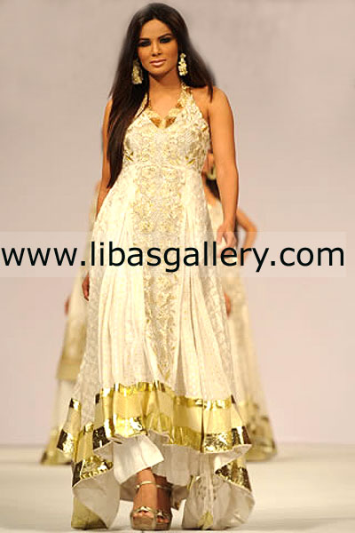 Off White Grafton Party Dress