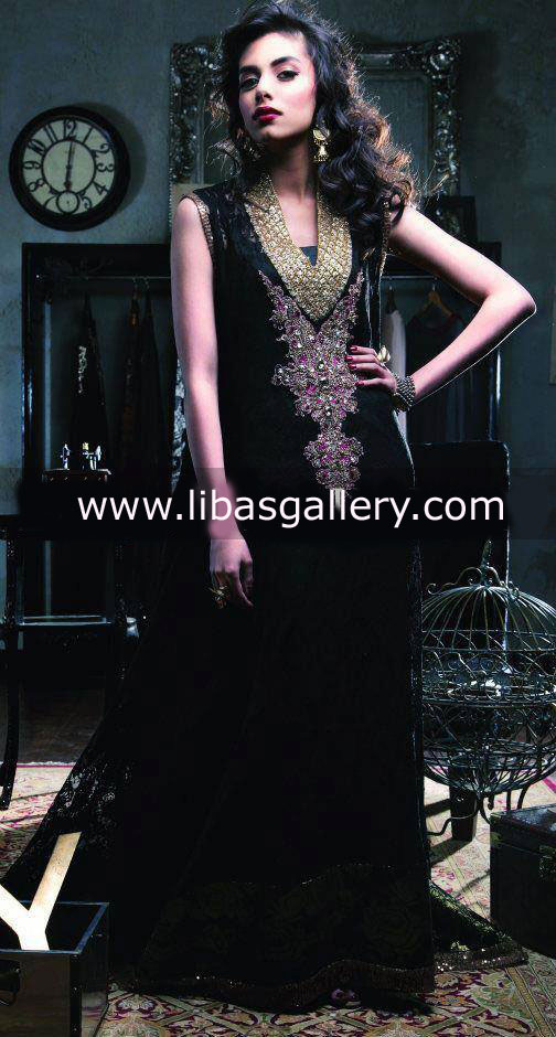 Black Yachi Party Wear Dress