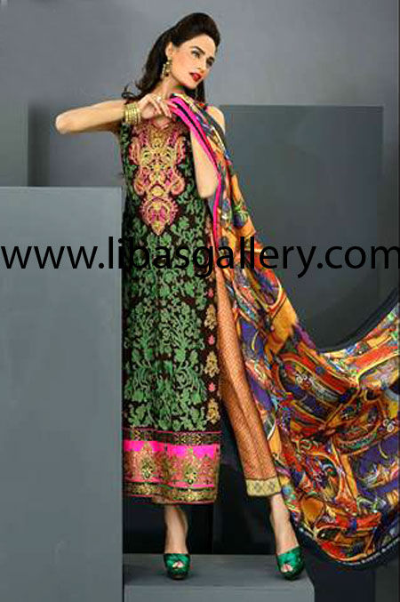 Asim Jofa Kingof Eid 2014 Dresses King of Women Silk and Lawn Dresses Pakistan 