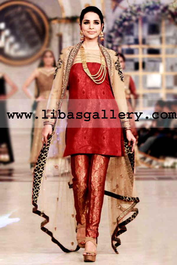 Most Beautiful Party Dress with Alluring Embellishments