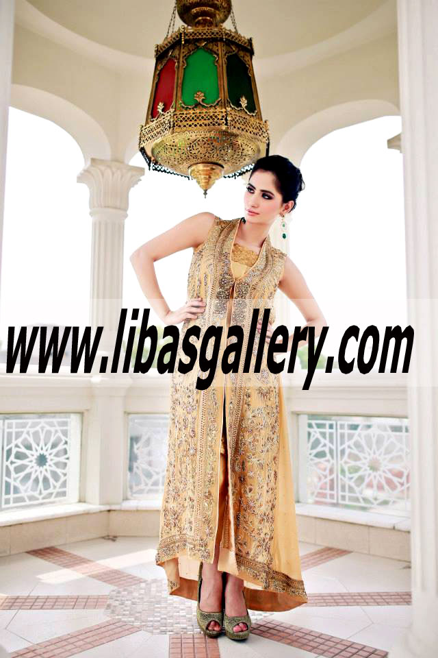 Pakistani party dresses for bridesmaid 1