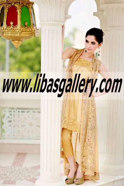 Pakistani party dresses for bridesmaid 1