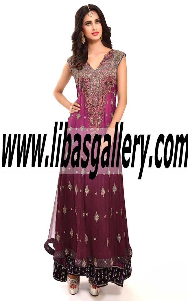 Junoesque Chiffon V A line Sleeveless Bridesmaids Gown for Evenings and Party