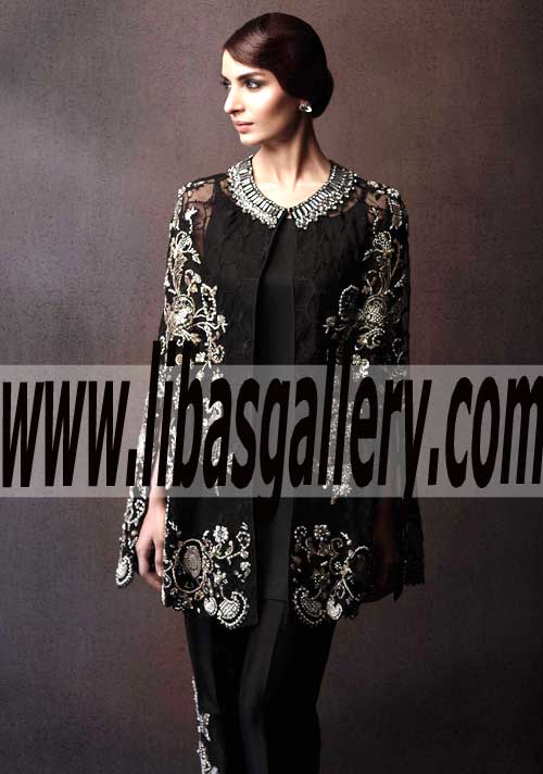 Creative Embroidered Party Suits For Evening and Party